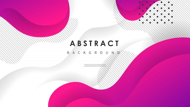 Abstract wave background with colorful shapes Vector