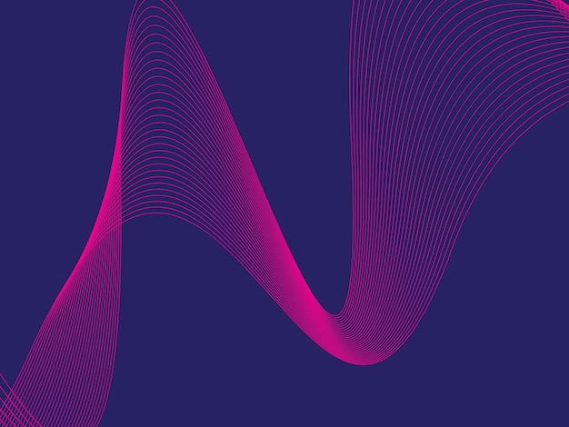 abstract wave element for design.stylized line art background. vector