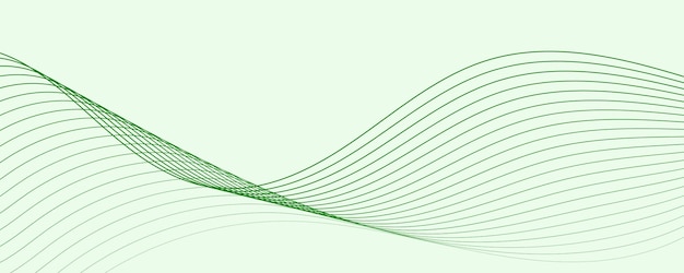 Abstract Wave Lines