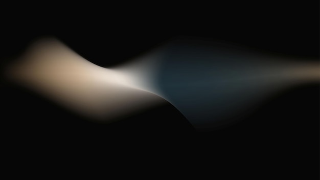 abstract wave of light and shadow on a dark background