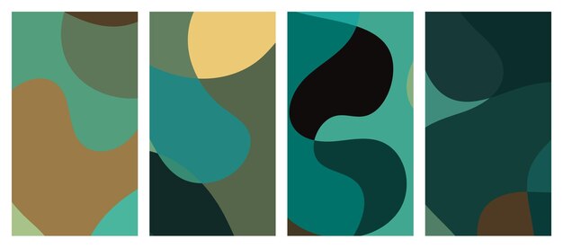 abstract wavy set background