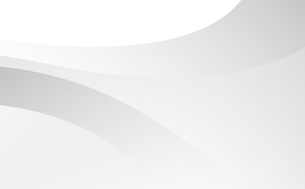 Abstract white background with gradient color and artistic dynamic line decoration vector PNG