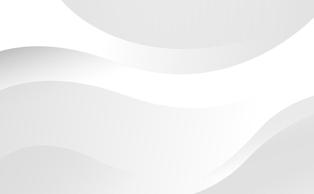 Abstract white background with gradient color and artistic dynamic line decoration vector PNG