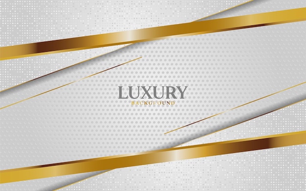 abstract white background with line gold gradient