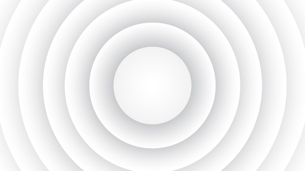 abstract white concentric circles wave pattern background for design