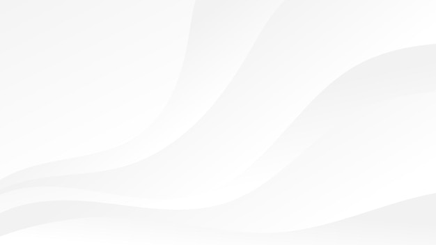 Abstract white wavy pattern background for modern graphic design decoration