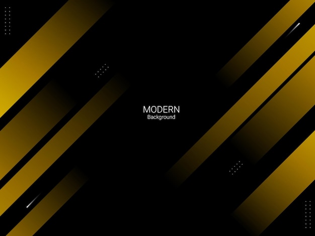 Abstract yellow geometric transparent gradient lines illustration pattern background vector