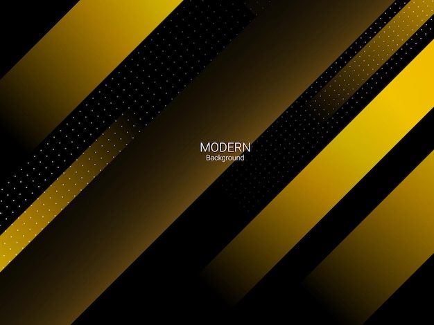 Abstract yellow geometric transparent gradient lines illustration pattern background vector