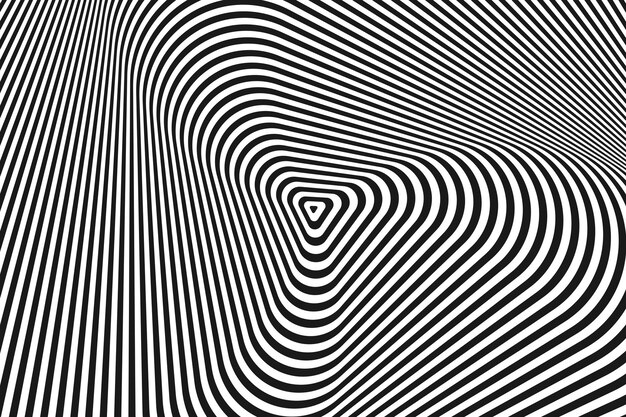 Abstraktní diagonální černo-bílý rovný pruh, vlnité pozadí