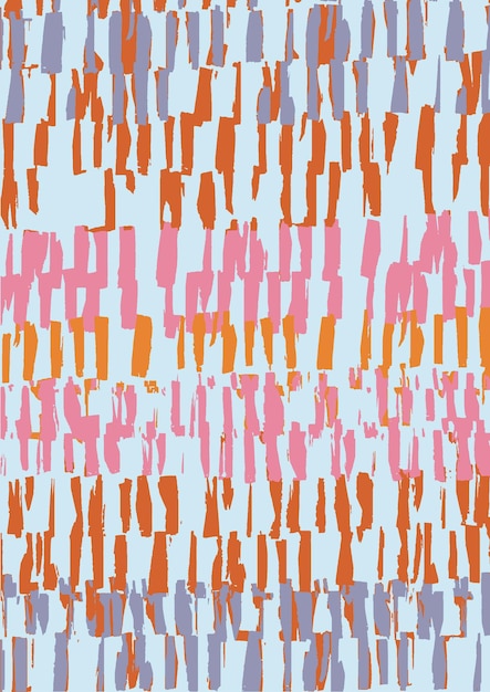 Abstraktní digitální malba – grunge abstrakce. Reprodukce malby.