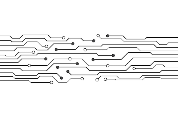 Abstraktní futuristické pozadí s technologií obvodů