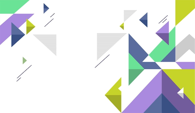 Abstraktní geometrická šablona vektoru pozadí