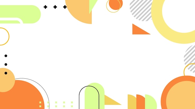 Abstraktní geometrické pozadí s moderními memphiskými tvary, ideální pro pozadí, umělecké projekty a moderní návrhy obalů, bannerů a prezentací