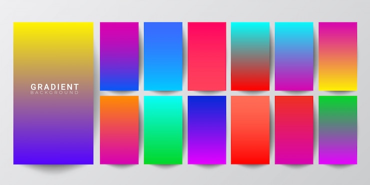 Vektor abstraktní geometrické pozadí v gradientních tónech