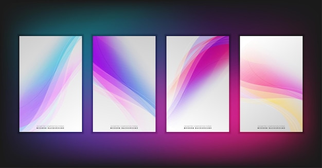 Abstraktní geometrické složení tvoří moderní pozadí s dekorativními trojúhelníky a sada vektorových ilustrací vzorů pozadí