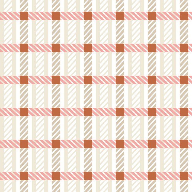 Abstraktní kostkovaný styl Pruhy Kostkovaný Gingham Bezešvý Vektorový Vzor Geometrický Koncept Trend