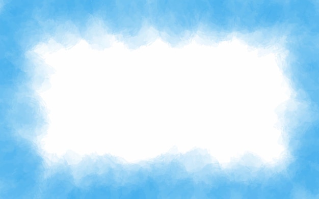 Abstraktní modré akvarelové textura pozadí