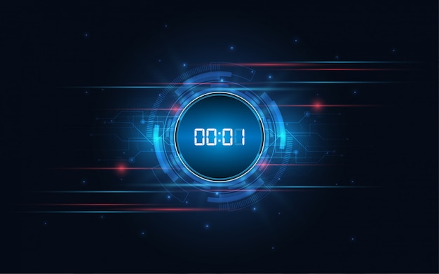 Abstraktní technologické pozadí, koncept inovace v oblasti high-tech komunikace