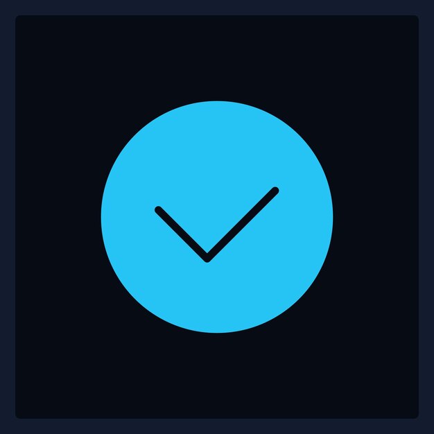 Active accept button UI element template