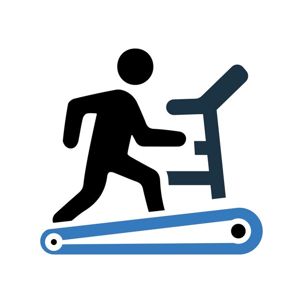 active exercise fitness icon simple editable vector graphics