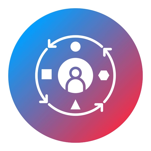 adaptability icon vector image can be used for core values