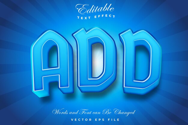 add text effect design