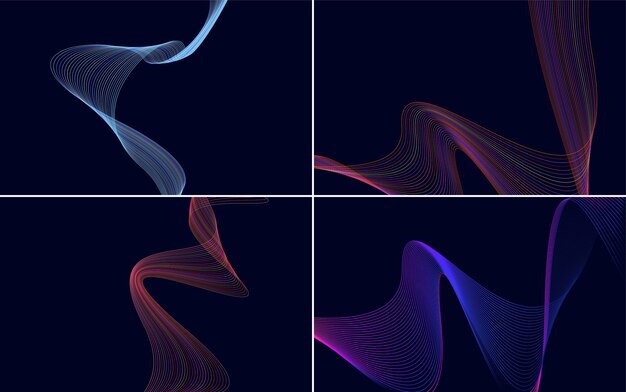 Add visual interest to your design with this pack of vector backgrounds