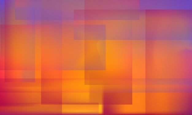 Aesthetic orange yellow red color wave gradient blurred pattern graphics design background