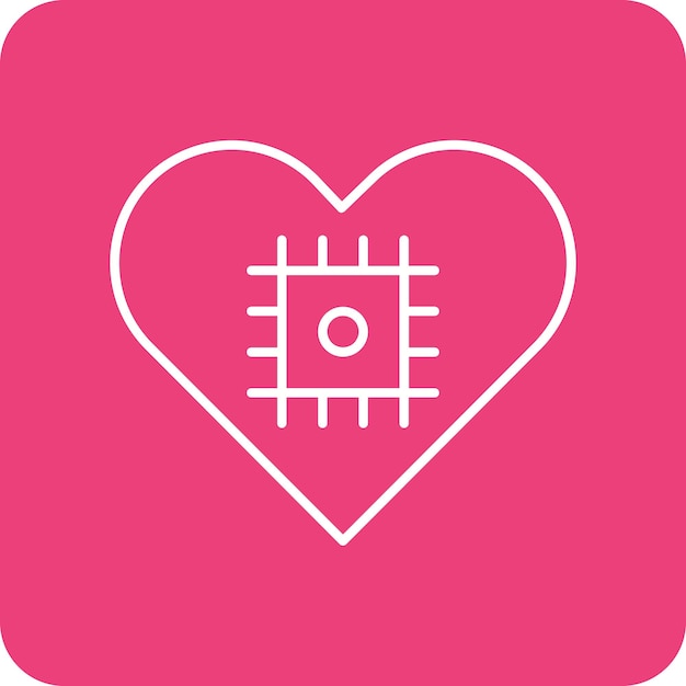 affective computing vector icon can be used for data analytics iconset