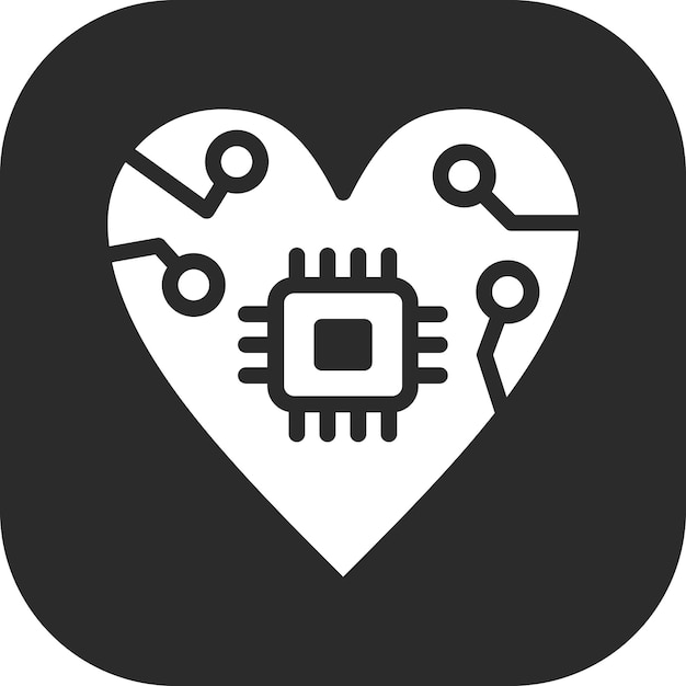 affective computing vector icon illustration of data analytics iconset
