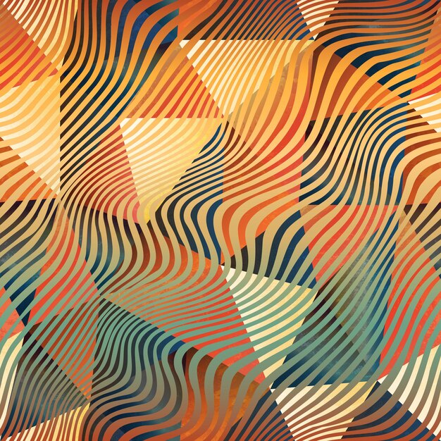 African geometric pattern