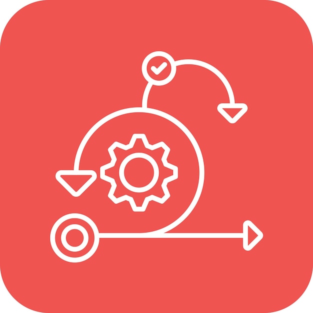 agile icon vector image can be used for project management
