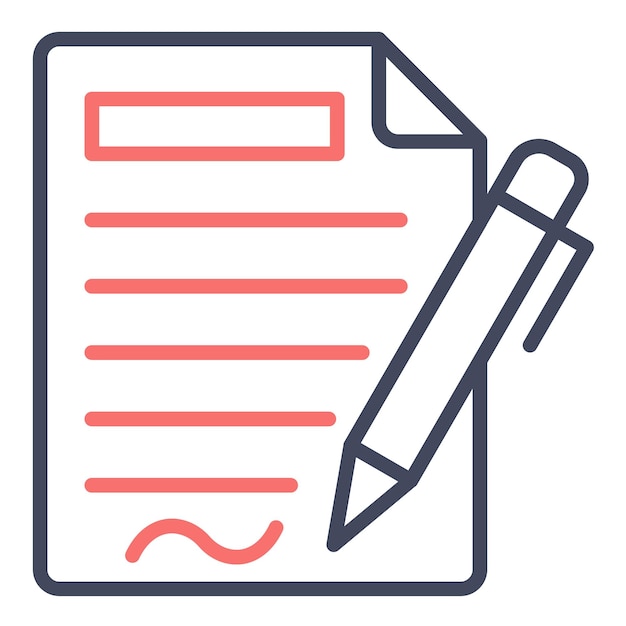 agreement vector illustration style