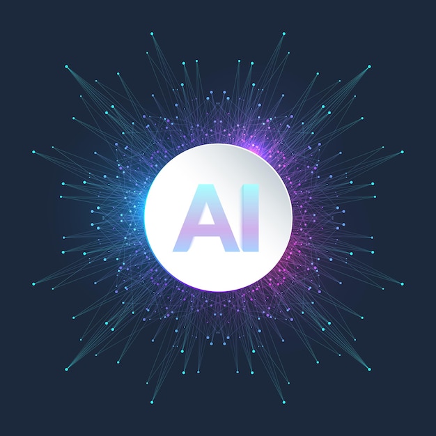 AI Generative Banner Concept In The Digital Style