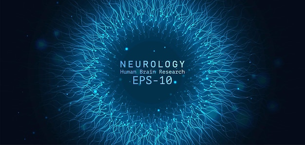 ai technology big data neurons connecting futuristic artificial intelligence background big science medical concept