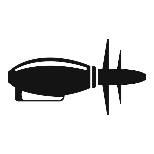Aircraft repair part icon Simple illustration of aircraft repair part vector icon for web design isolated on white background