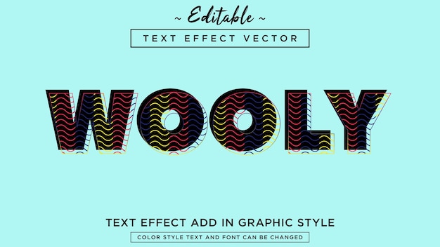 Amazing and unique pattern style text effect fully editable
