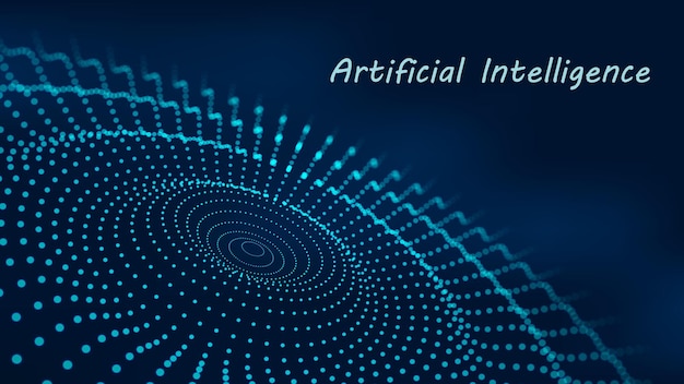 Analysis of virtual reality Accumulation of data Vector illustration