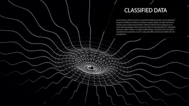 analysis of virtual reality accumulation of data vector illustration