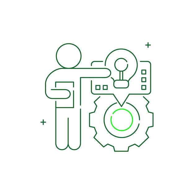 AnalyticsDriven Data Symbol Data Driven Vector Icon Design with Editable Stroke
