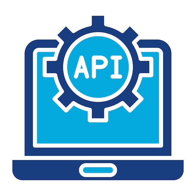 API Duotone Illustration