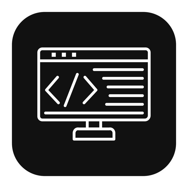 Application Coding Vector Illustration