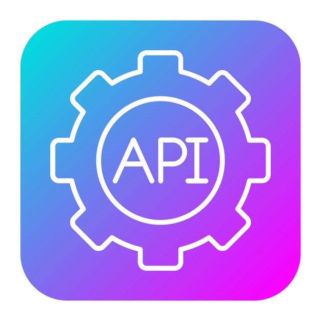Application Programming Interface vector icon Can be used for No Code iconset