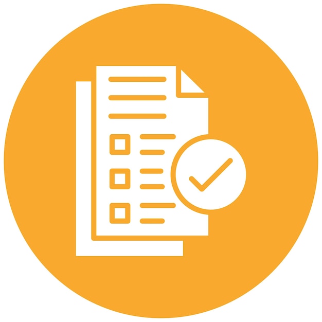 approved vector icon design illustration