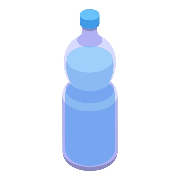 Aqua bottle icon isometric vector Water delivery Office container