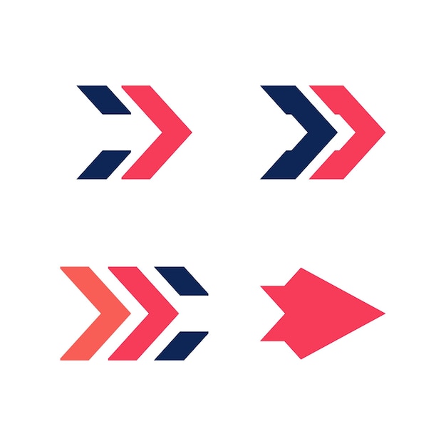Arrow design icon element vector with creative style
