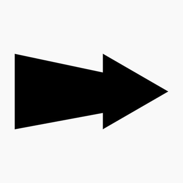 Arrow Flat Icon Shape