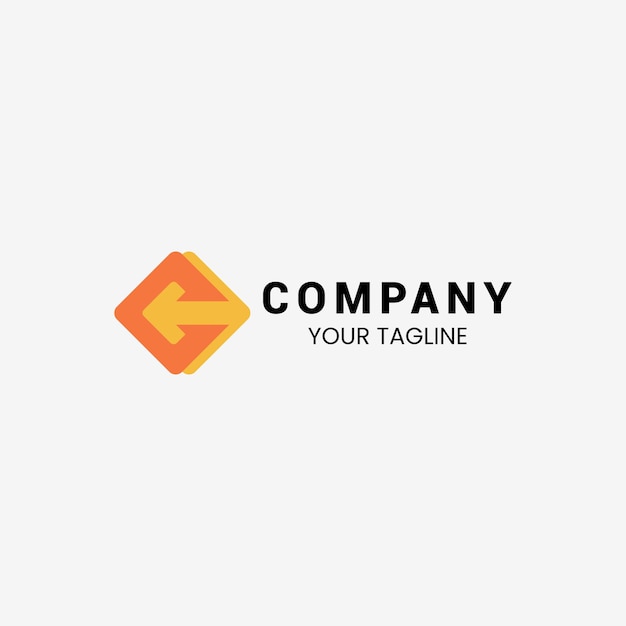 Arrow logo template vector design