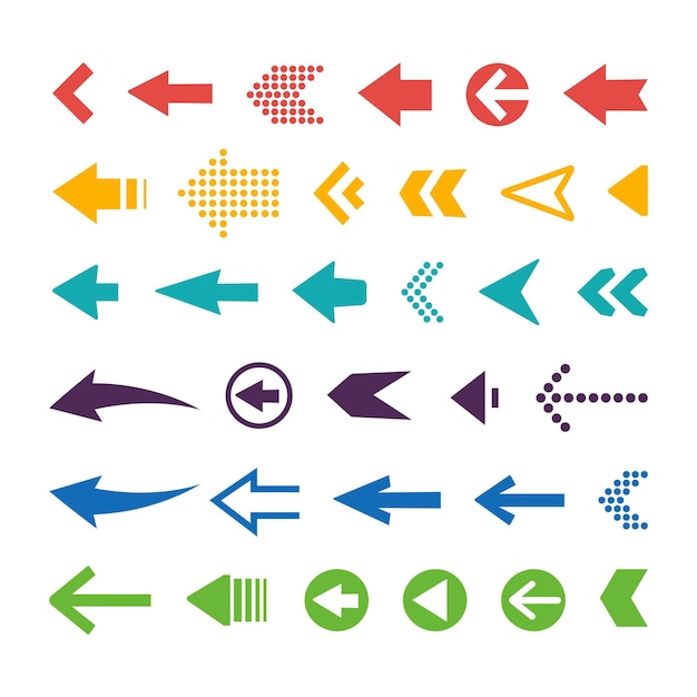 arrow vector collection symbol and icon design