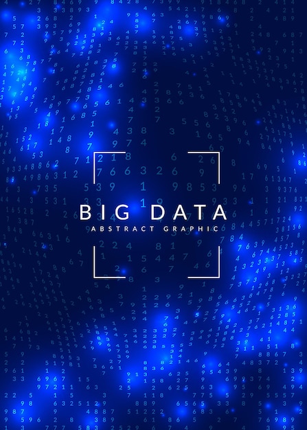 Artificial intelligence. Abstract background. Digital technology, deep learning and big data concept. Tech visual for software template. Futuristic artificial intelligence backdrop.
